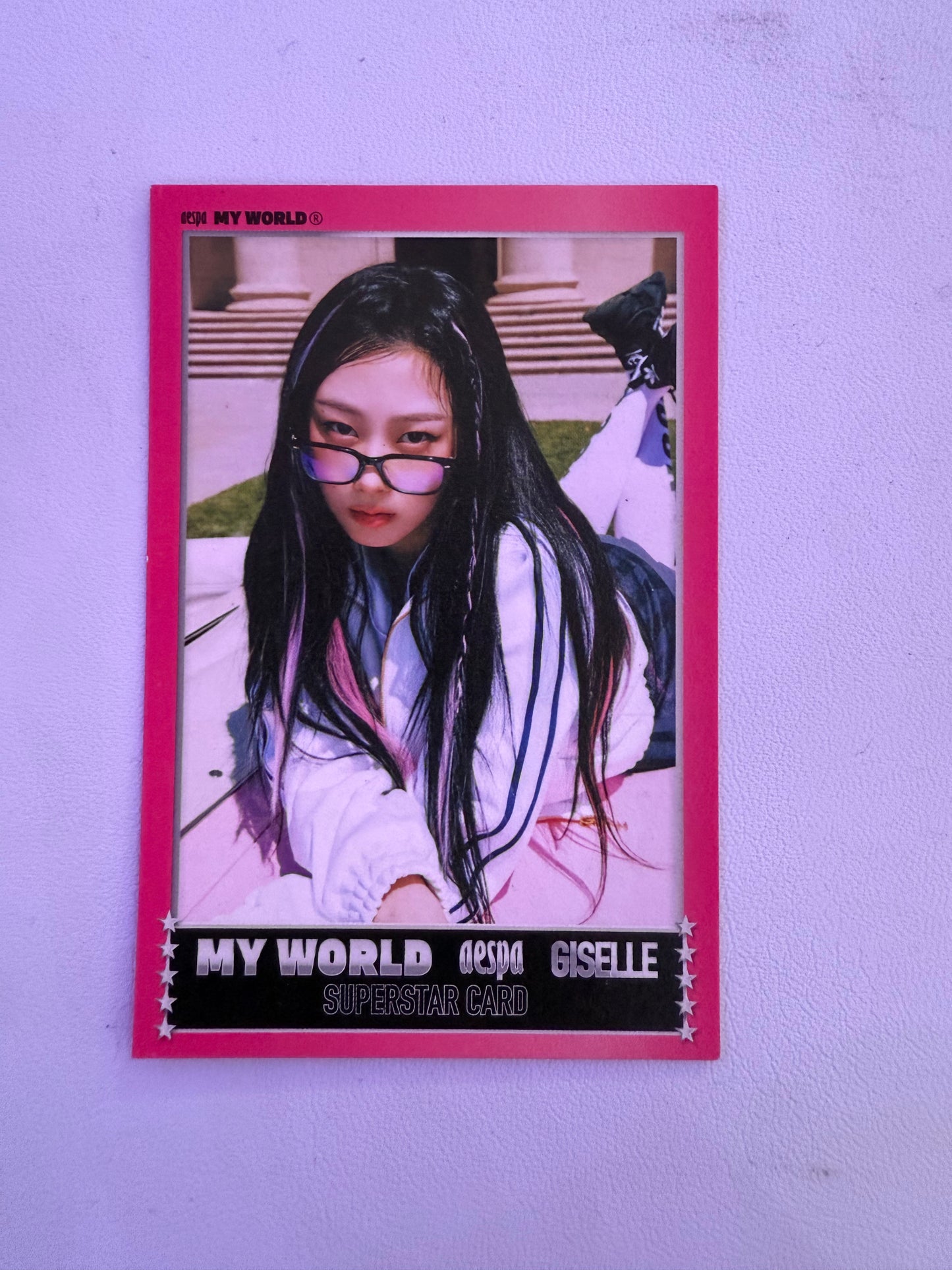 AESPA - Giselle My World Zine Spicy Ver Trading Photocard