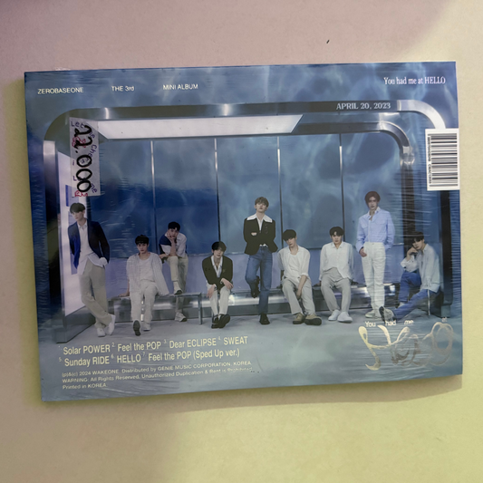 ZEROBASEONE – You had me at HELLO (SUNSHOWER Ver)